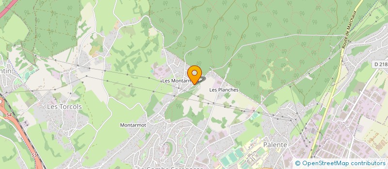 localisation de l'entreprise CARROSSERIE GEORGES MAMY  BESANCON