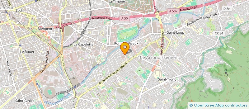 localisation de l'entreprise CARROSSERIE GM  MARSEILLE