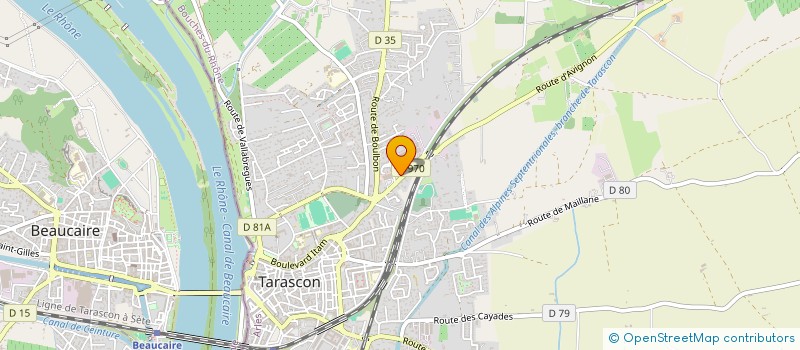 localisation de l'entreprise CARROSSERIE GRP à TARASCON