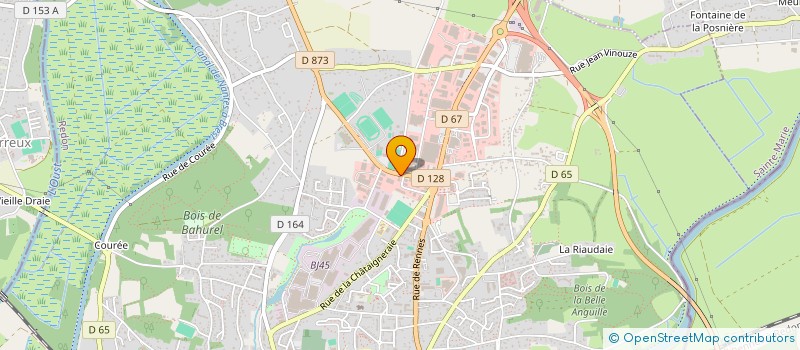 localisation de l'entreprise CARROSSERIE GUILLET  REDON