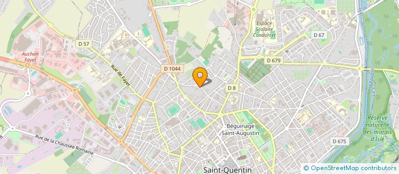 localisation de l'entreprise CARROSSERIE HENAULT à SAINT-QUENTIN