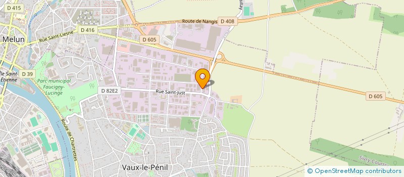 localisation de l'entreprise CARROSSERIE ILE DE FRANCE AUDIT CONSEIL à VAUX-LE-PENIL