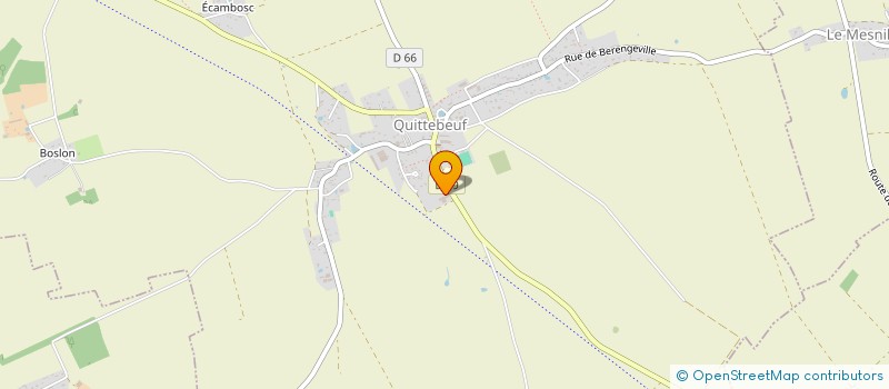 localisation de l'entreprise CARROSSERIE INDUSTRIELLE BAIN  QUITTEBEUF