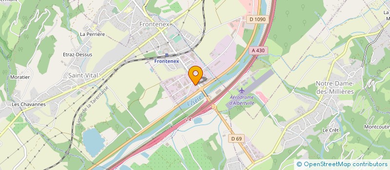 localisation de l'entreprise CARROSSERIE INDUSTRIELLE CATTANEO à FRONTENEX