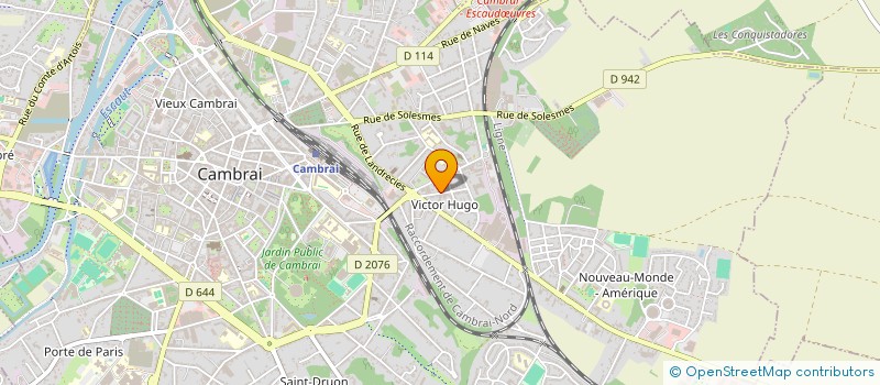 localisation de l'entreprise CARROSSERIE INDUSTRIELLE DU CAMBRESIS à CAMBRAI