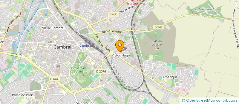 localisation de l'entreprise CARROSSERIE INDUSTRIELLE EUROPENNE à CAMBRAI