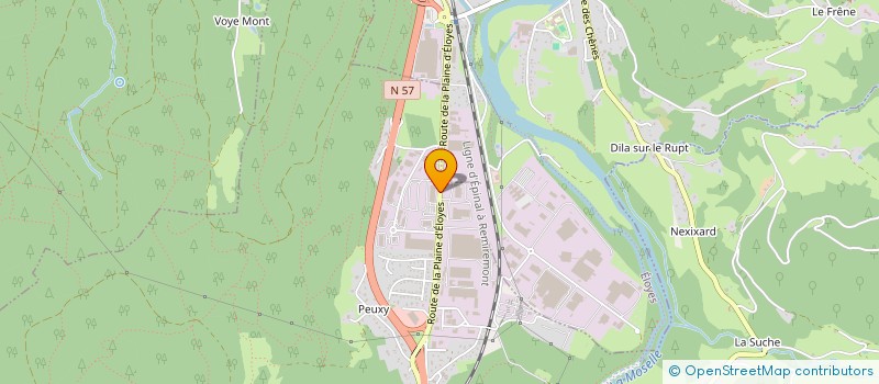 localisation de l'entreprise CARROSSERIE INDUSTRIELLE FLEURETTE  SAINT-NABORD