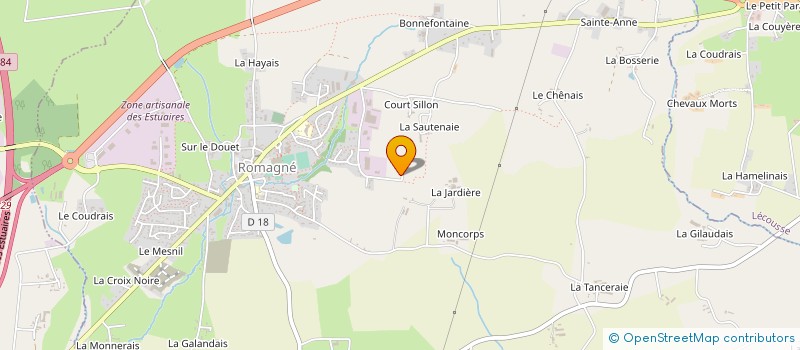 localisation de l'entreprise CARROSSERIE INDUSTRIELLE PRIOULT  LA SELLE-EN-LUITRE