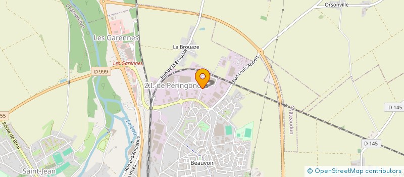 localisation de l'entreprise CARROSSERIE INDUSTRIELLES LAUMONIER à CHATEAUDUN