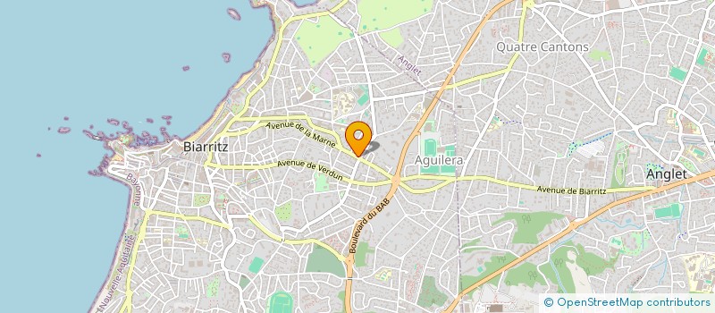 localisation de l'entreprise CARROSSERIE JEAN-MARC LISSAGUE  BIARRITZ