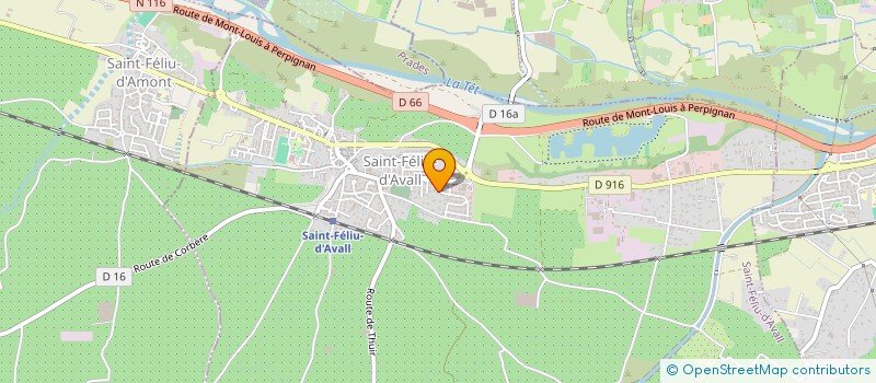 localisation de l'entreprise CARROSSERIE JM'S MOTO  SAINT-FELIU-D'AVALL