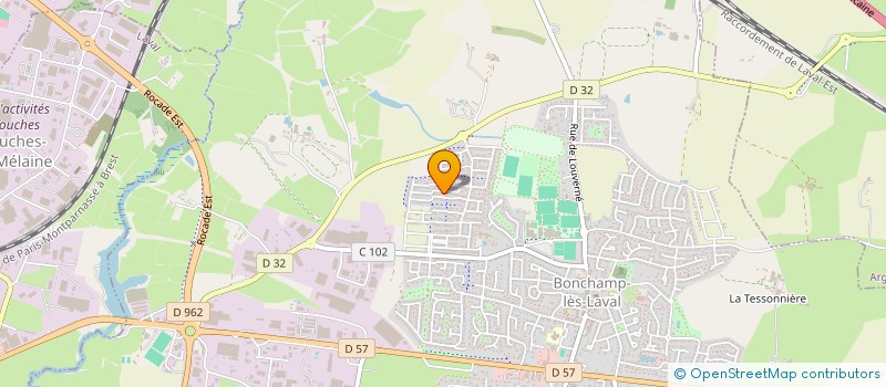 localisation de l'entreprise CARROSSERIE JOST-DOUILLARD à BONCHAMP-LES-LAVAL