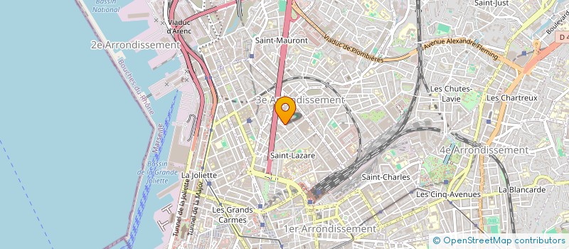 localisation de l'entreprise CARROSSERIE KNH  MARSEILLE