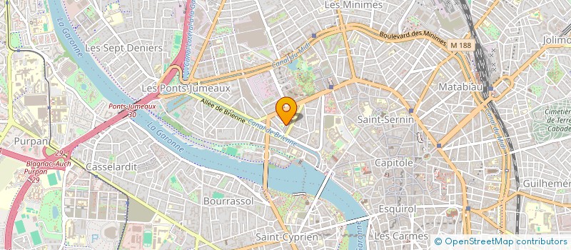 localisation de l'entreprise CARROSSERIE LA ROSERAIE à TOULOUSE