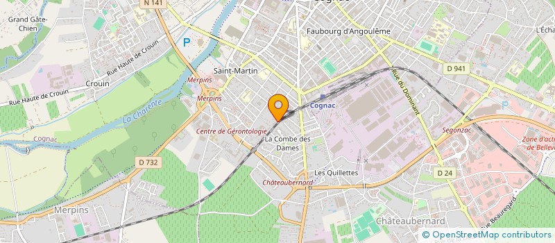 localisation de l'entreprise CARROSSERIE LAIN à MERPINS