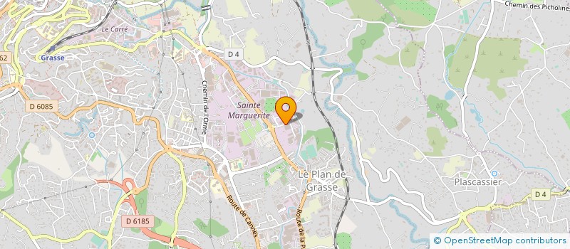 localisation de l'entreprise CARROSSERIE LANTERI  GRASSE