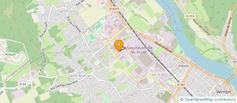 localisation de l'entreprise CARROSSERIE LE CAM à SAINT-MARCEL