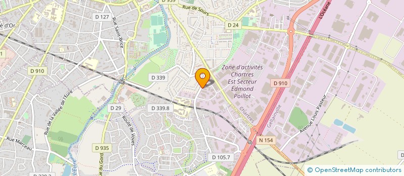 localisation de l'entreprise CARROSSERIE LEBERT à CHARTRES