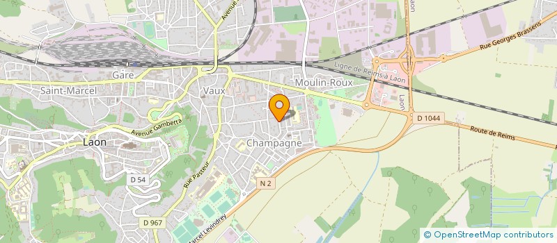 localisation de l'entreprise CARROSSERIE LEBLANC DEMARET à LAON