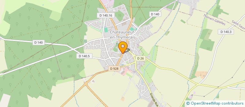 localisation de l'entreprise CARROSSERIE LEVEILLARD à CHATEAUNEUF-EN-THYMERAIS
