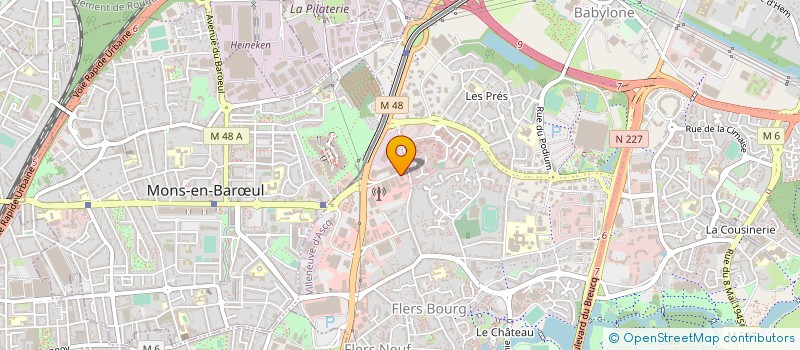 localisation de l'entreprise CARROSSERIE LILLOISE III à VILLENEUVE-D'ASCQ