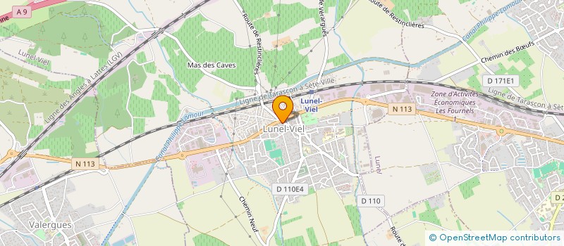 localisation de l'entreprise CARROSSERIE LUNELLOISE à LUNEL