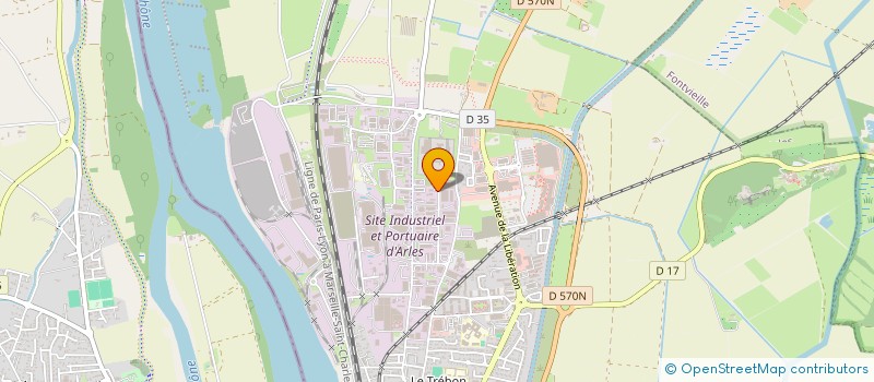 localisation de l'entreprise CARROSSERIE MANFRINI  ARLES