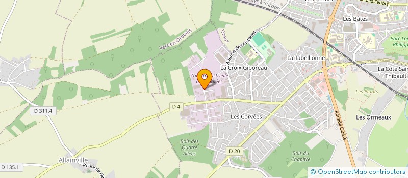 localisation de l'entreprise CARROSSERIE MARGUERITE GSF à VERNOUILLET