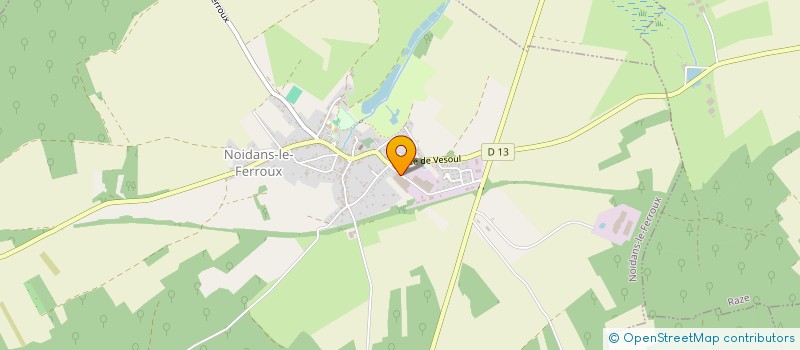 localisation de l'entreprise CARROSSERIE MARSOLAT FRERES à NOIDANS-LE-FERROUX