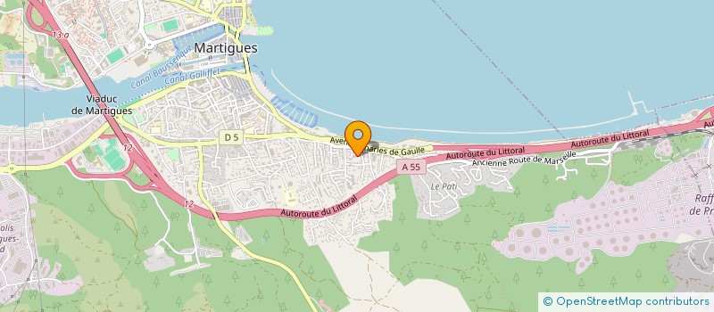 localisation de l'entreprise CARROSSERIE MARTEGALE à MARTIGUES
