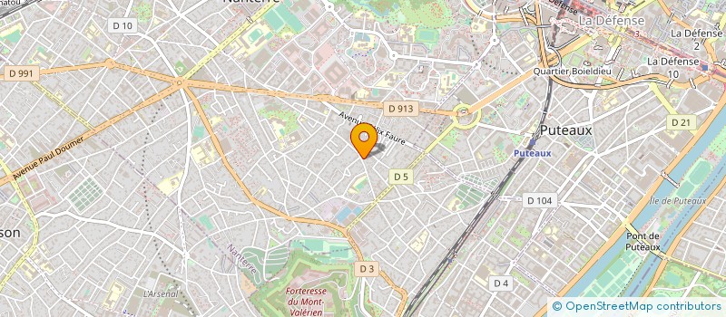 localisation de l'entreprise CARROSSERIE MARTI JEAN  NANTERRE