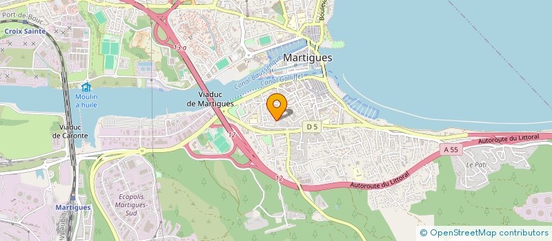 localisation de l'entreprise CARROSSERIE MARTIGUES 13 à MARTIGUES