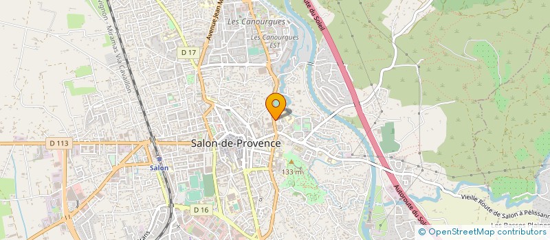 localisation de l'entreprise CARROSSERIE MATARESE FRERES à SALON-DE-PROVENCE