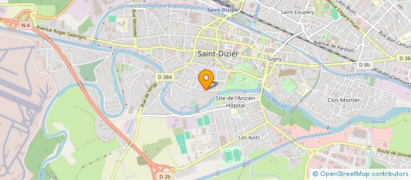localisation de l'entreprise CARROSSERIE MENISSIER à SAINT-DIZIER