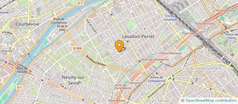 localisation de l'entreprise CARROSSERIE MICHEL BUSER à LEVALLOIS-PERRET
