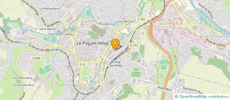 localisation de l'entreprise CARROSSERIE MONTEILHET à LE PUY-EN-VELAY