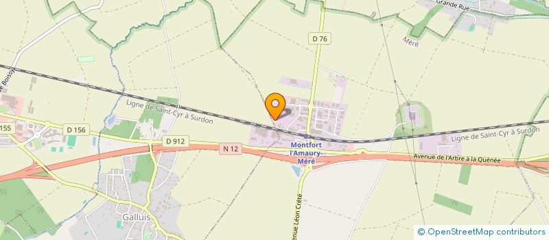 localisation de l'entreprise CARROSSERIE MONTFORTOISE  MONTFORT-L'AMAURY