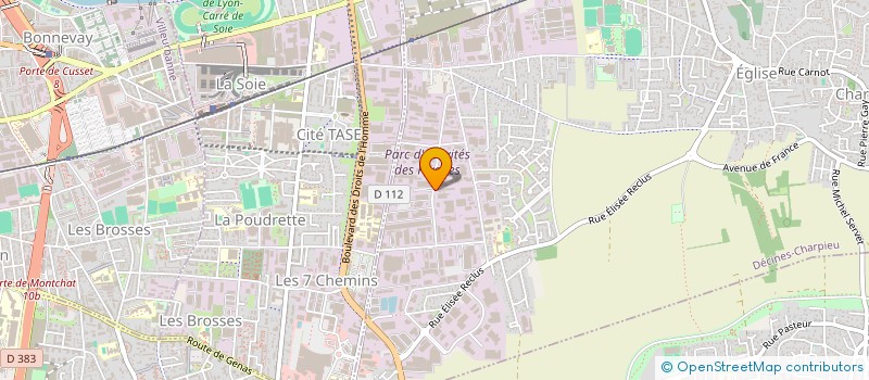 localisation de l'entreprise CARROSSERIE MP AUTO  DECINES-CHARPIEU