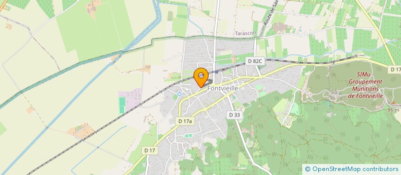 localisation de l'entreprise CARROSSERIE MUR  FONTVIEILLE