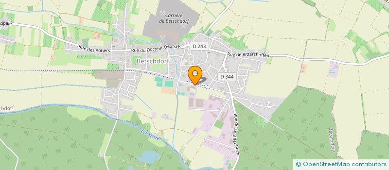 localisation de l'entreprise CARROSSERIE NEUMEYER  BETSCHDORF