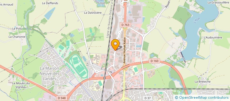 localisation de l'entreprise CARROSSERIE NICOLAS GUILLET à LA ROCHE-SUR-YON