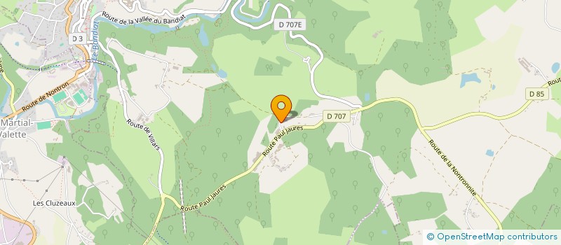 localisation de l'entreprise CARROSSERIE NONTRONNAISE  NONTRON