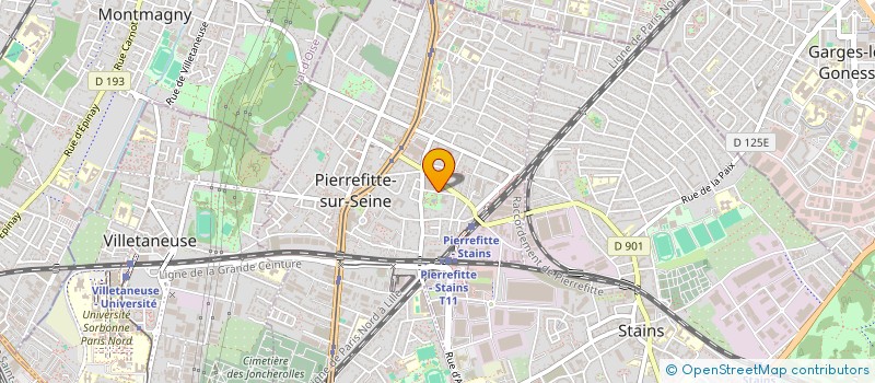 localisation de l'entreprise CARROSSERIE NOUVELLE à PIERREFITTE-SUR-SEINE