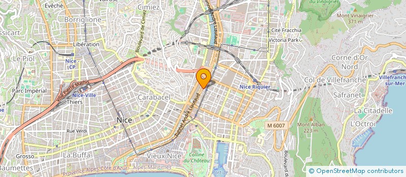 localisation de l'entreprise CARROSSERIE PAZOT à NICE