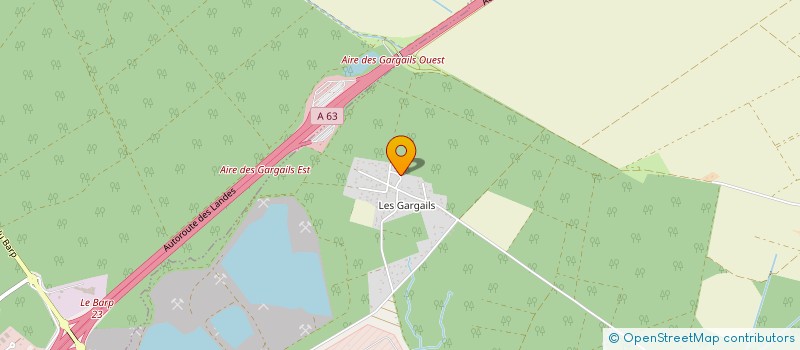 localisation de l'entreprise CARROSSERIE PEINTURE AM DONATE  CESTAS