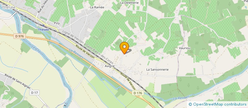 localisation de l'entreprise CARROSSERIE PEINTURE BRUNET  THESEE