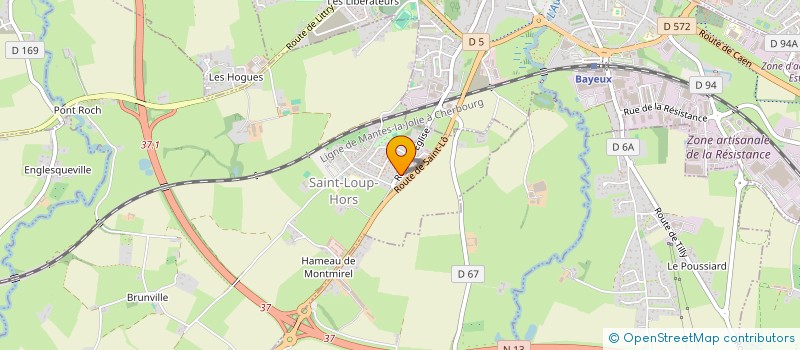 localisation de l'entreprise CARROSSERIE PELHATE  SAINT-LOUP-HORS