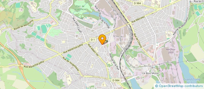 localisation de l'entreprise CARROSSERIE PERRET à LE CREUSOT