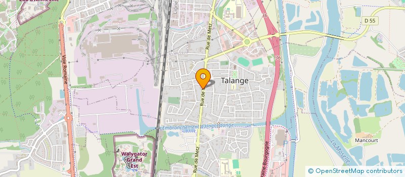 localisation de l'entreprise CARROSSERIE PHAETON  TALANGE