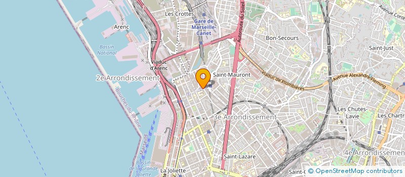 localisation de l'entreprise CARROSSERIE PHOCEENNE à MARSEILLE